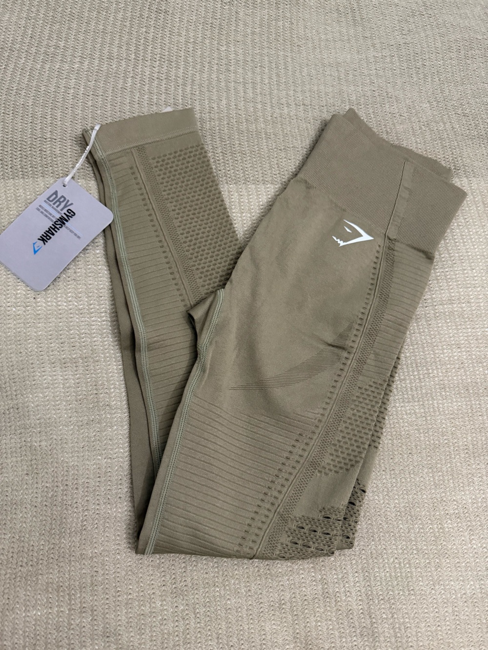 Gymshark women’s Olive Green Seamless Performance Joggers